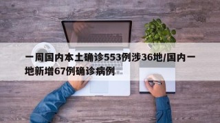 一周国内本土确诊553例涉36地/国内一地新增67例确诊病例