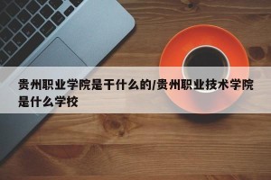 贵州职业学院是干什么的/贵州职业技术学院是什么学校
